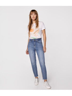 Lee Cooper Lee Cooper Jeansy MATEA 9840 Niebieski Mom Fit