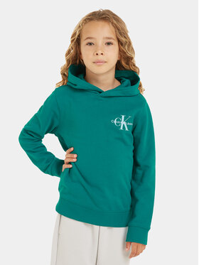 Calvin Klein Jeans Calvin Klein Jeans Суитшърт Small Monogram IU0IU00266 Зелен Regular Fit