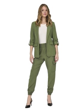 ONLY ONLY Spodnie cargo 15245364-verde Zielony Regular Fit