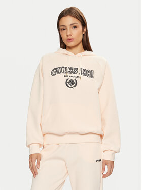 Guess Guess Majica dugih rukava V5RQ02 KCLD1 Écru Regular Fit