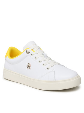 Tommy Hilfiger Tommy Hilfiger Sneakers Elevated Essential Court Sneaker FW0FW07377 Alb