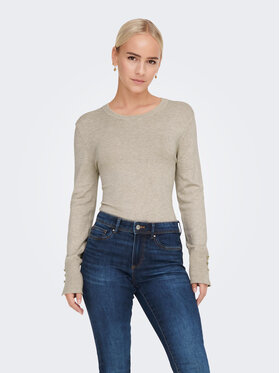 ONLY ONLY Sweter 15281392 Szary
