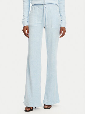 Juicy Couture Juicy Couture Pantaloni trening Layla JCSEBJ001 Albastru celest Flared Leg