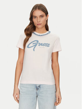 Guess Guess Tricou W5GI03I3Z14 Roz Regular Fit