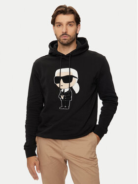KARL LAGERFELD KARL LAGERFELD Mikina 705075 544950 Čierna Regular Fit