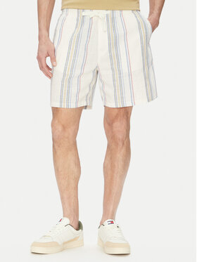 Tommy Hilfiger Tommy Hilfiger Šortky z materiálu DM0DM21948 Écru Regular Fit