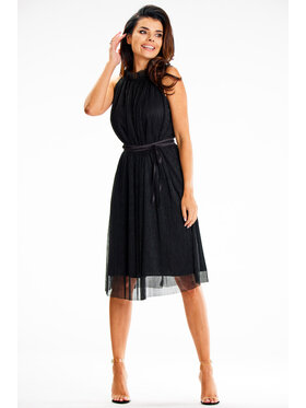 Awama Awama Abito da sera A629 Nero Basic Fit
