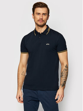 Boss Boss Polo Paul Curved 50469210 Blu scuro Slim Fit