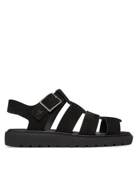Calvin Klein Jeans Calvin Klein Jeans Sandali Fisherman Hw Sandal Lth YW0YW01962 Nero