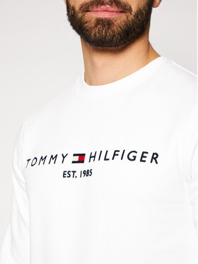 Tommy Hilfiger Majica Dugih Rukava Logo MW0MW11596 Bijela Regular Fit