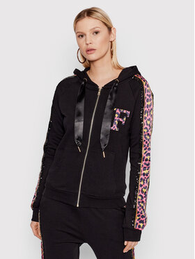 Fracomina Fracomina Bluza FR22ST9008F43001 Czarny Regular Fit