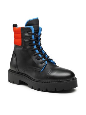 Tommy Jeans Tommy Jeans Scarponcini Padded Lace Up Heritage Boot EM0EM01063 Nero