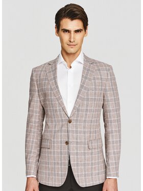 Pako Lorente Pako Lorente Marynarka P26SF-3X-005 Beżowy Slim Fit