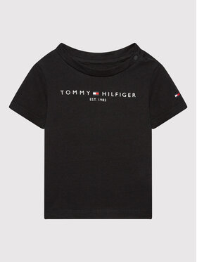 Tommy Hilfiger Tommy Hilfiger T-Shirt Baby Essential KN0KN01487 Czarny Regular Fit