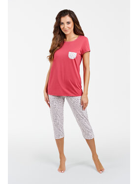 Italian Fashion Italian Fashion Piżama Abella Różowy Regular Fit