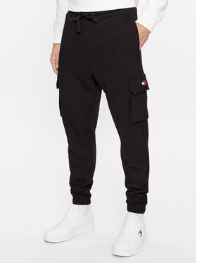 Tommy Jeans Tommy Jeans Spodnie dresowe DM0DM17694 Czarny Regular Fit