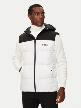 BOSS Boss Kamizelka V_Hamar 2 50522646 Biały Regular Fit