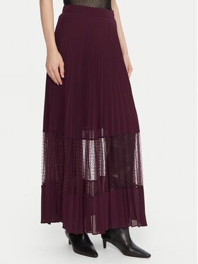 TWINSET TWINSET Spódnica maxi 252TP2642 Fioletowy Regular Fit