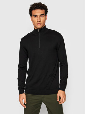Selected Homme Selected Homme Pulover Berg 16074687 Negru Regular Fit