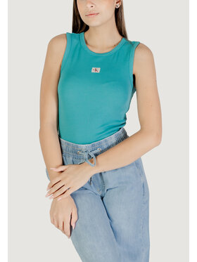 Calvin Klein Jeans Calvin Klein Jeans T-shirt A - WOVEN LABEL 2X2 Blu Casual Fit