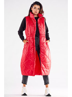 Awama Awama Bezrękawnik A544 Czerwony Basic Fit