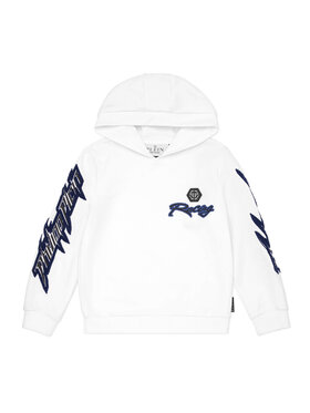 PHILIPP PLEIN PHILIPP PLEIN Bluza 28215 Biały Regular Fit
