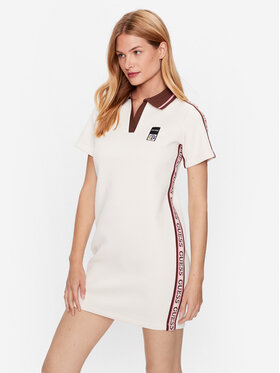 Guess Guess Kasdieninė suknelė V3YK02 KBSK0 Balta Regular Fit