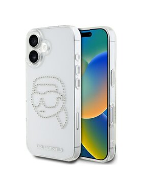KARL LAGERFELD KARL LAGERFELD Etui na telefon iPhone 16 Przezroczysty