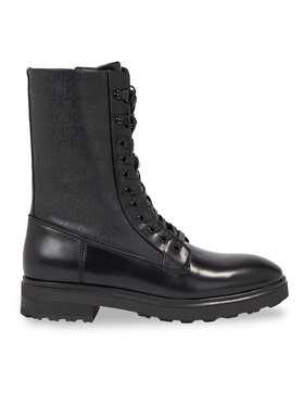 Calvin Klein Calvin Klein Bakancs Cleat Combat Boot - Epi Mono Mix HW0HW01713 Fekete