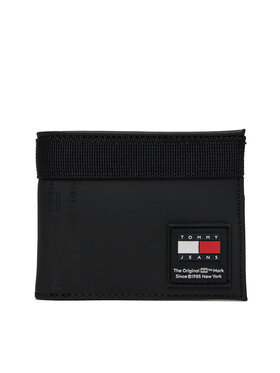 Tommy Jeans Tommy Jeans Portofel Mare pentru Bărbați Tjm Daily + Cc Wallet AM0AM12081 Negru