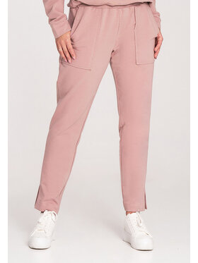 FIGL FIGL Teplákové kalhoty M1035 Růžová Regular Fit