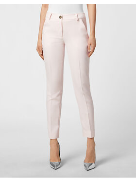PHILIPP PLEIN PHILIPP PLEIN Spodnie materiałowe 5183 Różowy Flare Fit