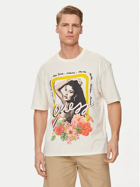 Guess Guess T-shirt M4GI12 K9RM1 Bež Regular Fit