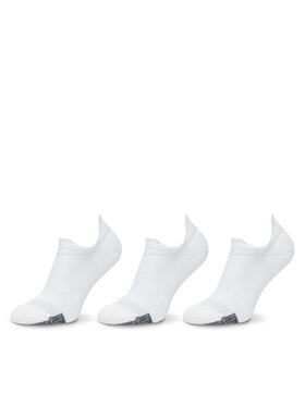Under Armour Under Armour Set de 3 perechi de șosete joase unisex 1387052 Alb