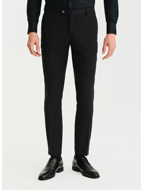 Pako Lorente Pako Lorente Spodnie garniturowe P25SF-6G-012 Czarny Slim Fit