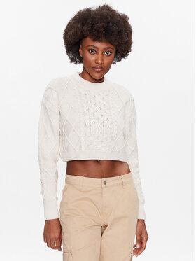 Gina Tricot Gina Tricot Pull Hailey 18648 Écru Regular Fit