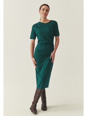 TATUUM Tatuum Sukienka dzianinowa PRIMROSE 1 Zielony Fitted Fit