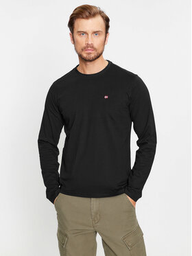 Napapijri Napapijri Longsleeve Salis NP0A4HN7 Чорний Regular Fit