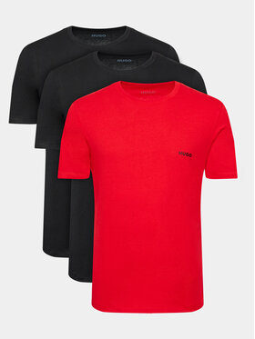 Hugo Hugo Komplet 3 t-shirtów 50480088 Czarny Regular Fit