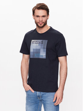 Pierre Cardin Pierre Cardin T-Shirt C5 20840/000/2059 Granatowy Regular Fit