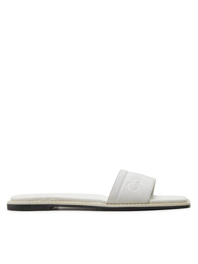 Calvin Klein Calvin Klein Şlapi Flat Slide He HW0HW01989 Alb