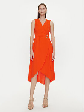 Morgan Morgan Rochie de vară 241-ROAN Portocaliu Regular Fit