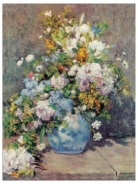 Artopweb Artopweb Dekoracja ścienna Spring Flowers Kolorowy