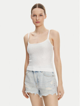 Guess Guess Top W5GR47 Z3MN2 Weiß Regular Fit