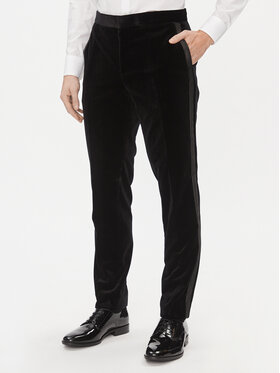 Hugo Hugo Auduma bikses Getlin234E1 50502384 Melns Slim Fit