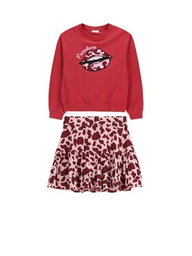 Coccodrillo Coccodrillo Komplet bluza i spódniczka WC6117415XXG-022 Kolorowy Regular Fit