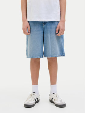 Jack&Jones Junior Jack&Jones Junior Джинсові шорти 12269819 Голубий Loose Fit