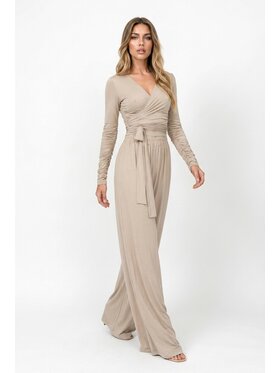 MissDenim MissDenim Kuloty Cullot Pants Beżowy Loose Fit
