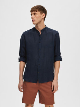 Selected Homme Selected Homme Koszula 16088372 Granatowy Regular Fit