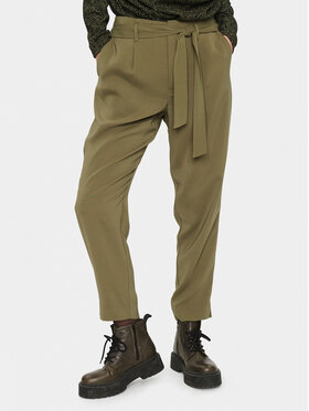 Saint Tropez Saint Tropez Szövet nadrág 30500419 Zöld Relaxed Fit